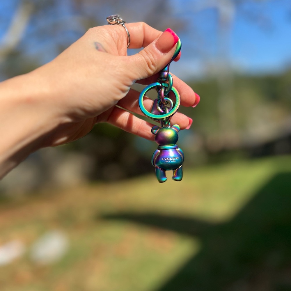 Rainbow Bear Keychain - image 2